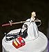 SCHOLMART Bride Dragging Groom Wedding Cake Topper, Funny Reluctant Groom Figurines, S-M size (Reluctant Groom)