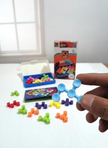 Image of IQ Puzzle Game with 120 Challenges | Travel Brain Teaser Logic Game for Kids 6+ & Adults | Compact Educational Puzzle Toy