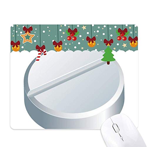 Tapis de souris antidérapant pilule blanche contre la glisse du bureau