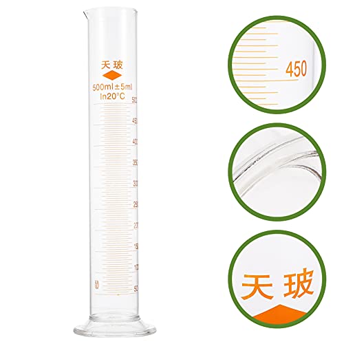 Generic Tubos de Centrífuga de 500Ml De Vidro Tubo de Ensaio De Viagem Cosméticos Recipientes Loção