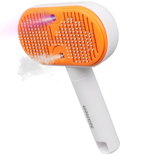 3-in-1 Self-Cleaning Cat Steam Brush for Short & Long Haired Cats And Dogs