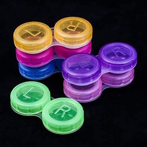 WAITLOVER 1 pc Tasca Mini Lente a Contatto Caso di...
