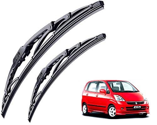 Image of WolkomHome High Performance OE Car Wiper Blade Replacement set of 2 Pc Right 21 inch Left 16 inch for Maruti Suzuki Zen Estilo Type-1