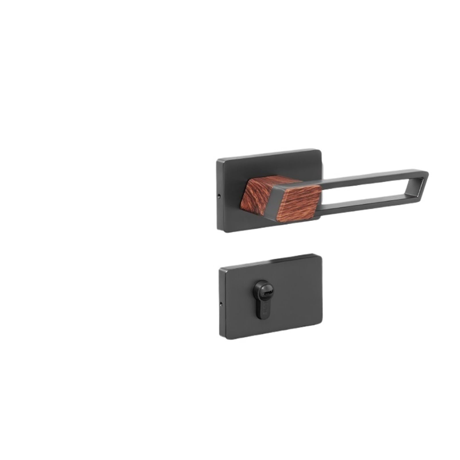 lucchetto a codice, Lucchetto con combinazione a 5 cifre e pulsante codice di viaggio per bagagli numero argentato(Black Nickelwood)