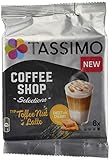 bosch tassimo kapseln anleitung Moderne Coffee Shop Getränke auch zu Hause auf Knopfdruck genießencoffee Shop Selections Toffee Nut Latte - verführerische Komposition in drei eindrucksvollen Schichten