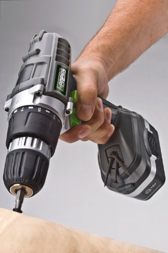 image for Genesis GCD18BK 18 Volt Cordless Variable Speed Drill/Driver Kit, Grey