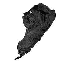 Cockpit-Sprührock, verstellbar, wasserdicht, für Kanu-Kajaks (schwarz)