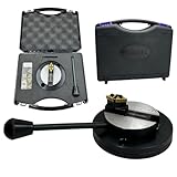 MachEl ball turning attachment to make convex balls and concave curvatures with graduation scale (for users reference) on lathe machine with 10 x spare cutting bit box