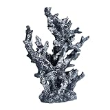 Gatuida Decoración Coral Artificial de Resina Azul para Acuario Planta Decorativa Realista para Peceras Adorno Paisaje Marino para Hogar y Oficina