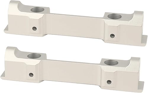 Miniatura 1 de ZXYRC Soporte de montaje de parachoques delantero y trasero de aleación de aluminio para 110 RC Crawler Axial SCX10 Pro Car DIY Kit de marco de