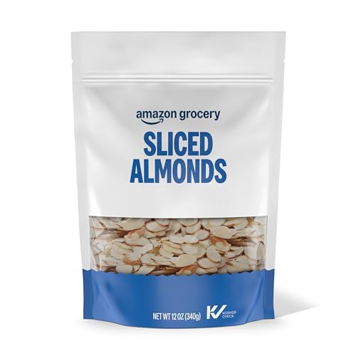 Amazon Brand - Happy Belly Sliced Almonds, 12 ounce (Pack of 1)