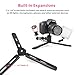 Akeipho Adjustable Aluminum Mini Tripod, Desktop Tabletop Tripod Stand for DSLR Cameras, Zhiyun Weebill/Smooth/Crane, DJI Ronin S/SC/RSC/RS,Osmo Mobile,Stabilizer Handle (Standard)
