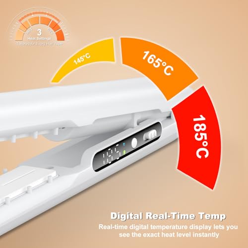 Plancha de Pelo Mini Inalámbrica y Con Cable Dual Leeko miniatura 4