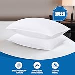 Utopia Bedding Bed Pillows for Sleeping (White), Queen Size, Set of 2, Hotel Pillow, Cooling Pillows for Side, Back or Stomach Sleepers - Image 2