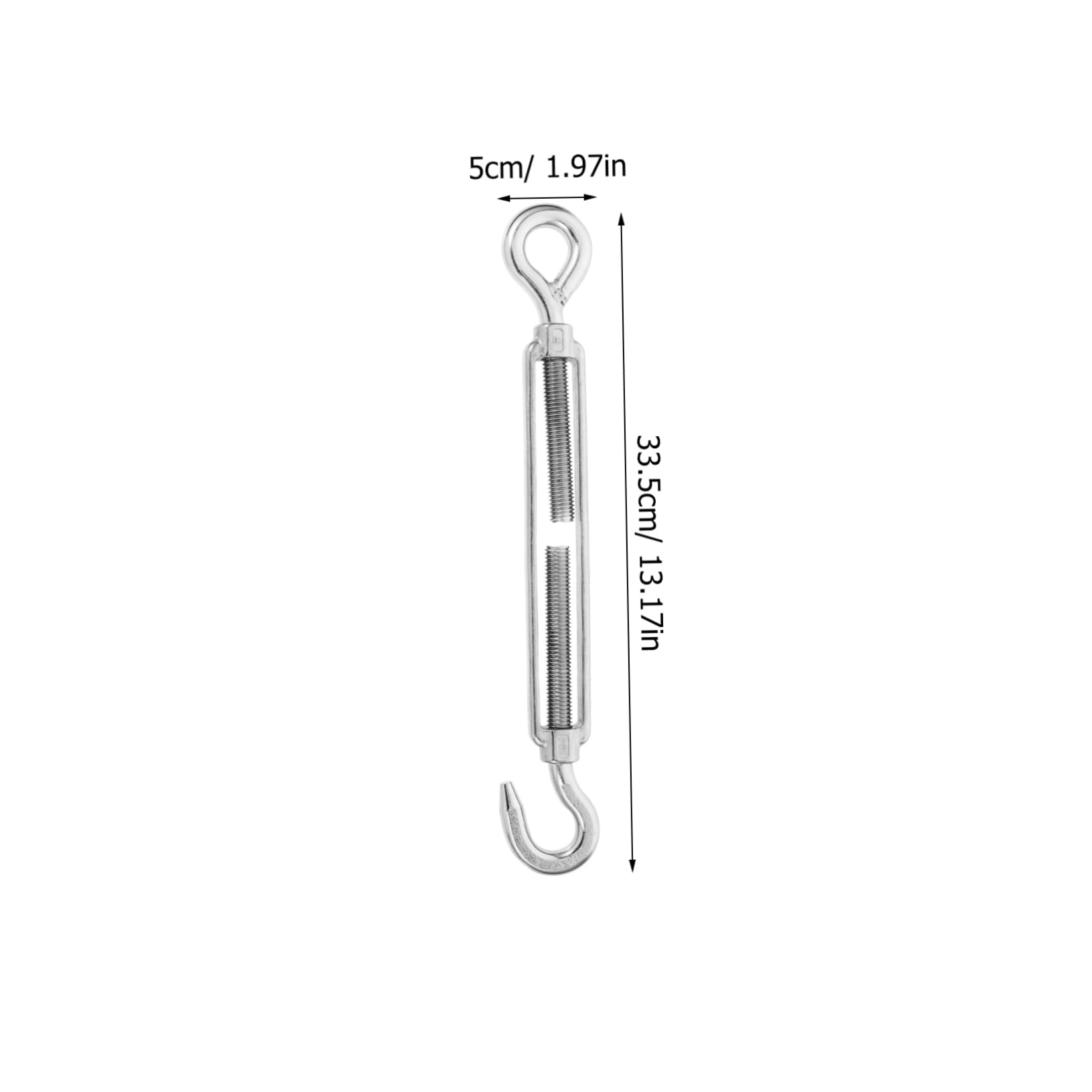 Alipis Stainless Steel Turnbuckle Sailboat Turnbuckle Stainless Steel Turnbuckles Stainless Steel Silver Stainless Steel Rigging Screw