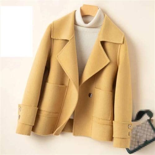 Winter Coat Women Wool Jacket Autumn Double-Sided Cashmere Coat Female Short Black Outerwear Clothes2
