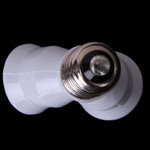 Adattatore a Y per lampadine, da un attacco E27 a