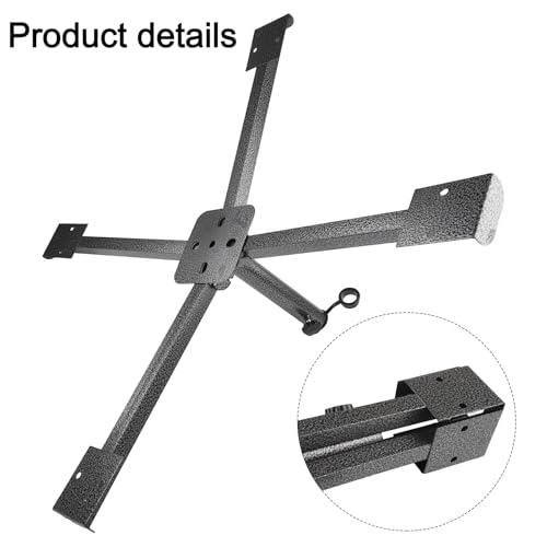 Base de sombrilla en acero resistente con estructura plegable y compacta 5