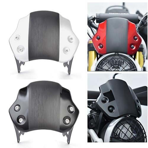 Déflecteurs vent moto Scrambler 400 X pour balades et roadtrips