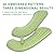 Toilet Seat Cover Warmer With Handle, Toilet Seat Cushion With Lift, U-Shaped Scrubbable Wash. (Green 1 Set)
