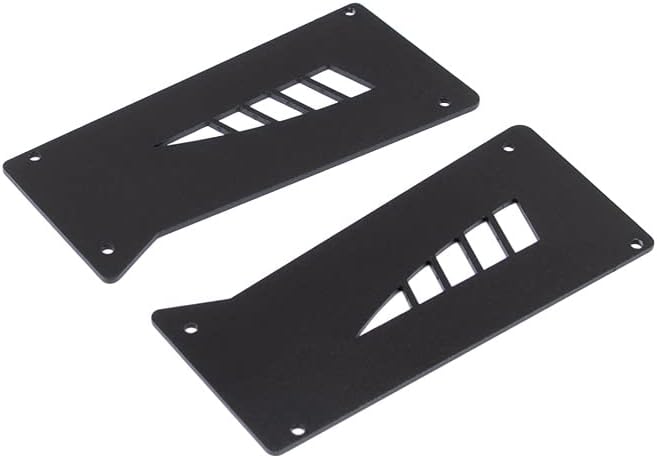 KYX Racing Aluminum Car Body Panel Kit Car Shell Guard Plate Kit Upgrades Accessories for 1/18 RC Crawler Car Axial Capra UTB18