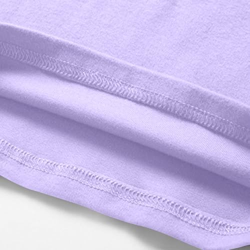 Toddler Girls Cotton T-Shirts Long Sleeve Shirts Solid Color Basic Tees Fall Tops Casual Tshirts4