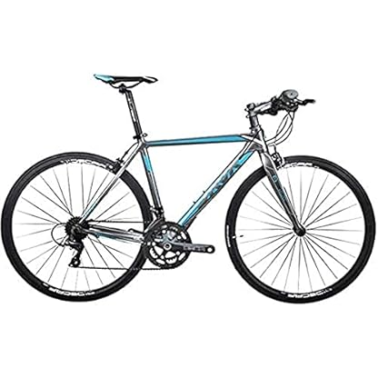 ZHJBD Worth Having - Rennrad, Aluminiumlegierung Rennrad, Rennrad, City Bike Pendeln, einfach zu bedienen, komfortabel und langlebig (Farbe: rot, Größe: 18 Geschwindigkeit)