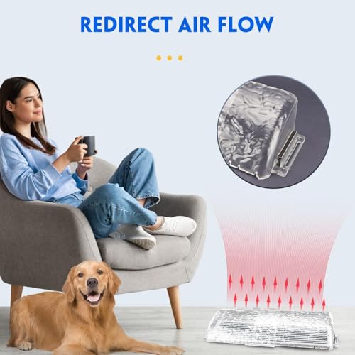 Déflecteur de climatisation magnétique universel pour salon et bureau - 8