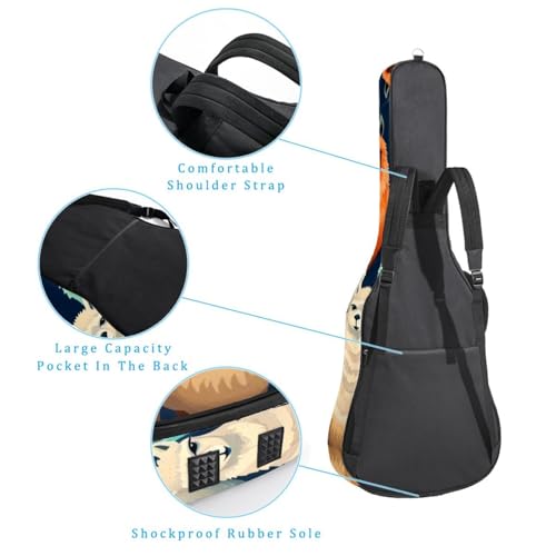 Sac pour guitare robuste et imperméable avec couche de protection - 3
