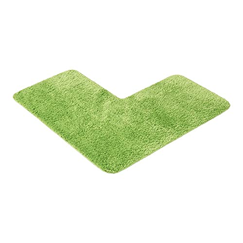 PANA Flauschiger Duschvorleger mit Eckausschnitt • Badematte in versch. Farben und Größen •...