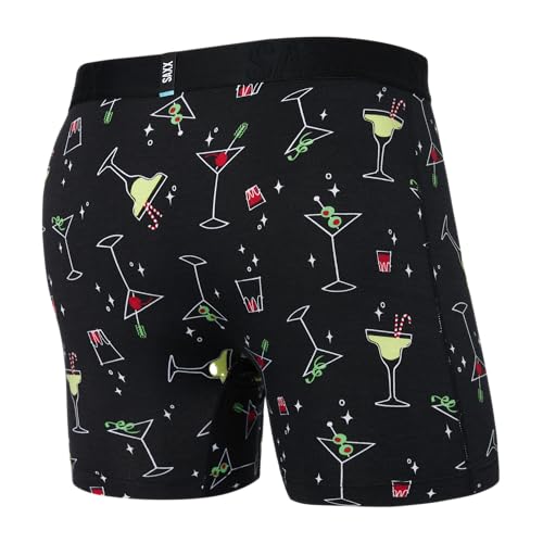 SAXX Underwear Co. Men's Underwear with Pouch Droptemp Cooling Cotton Boxer Brief Fly2