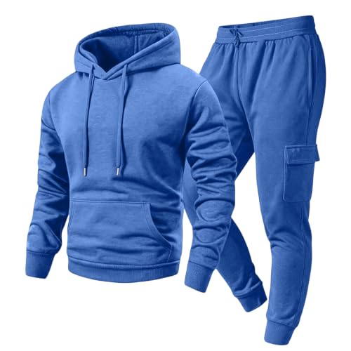 Men Sweatsuits Sets 2 Piece Athletic Casual Fleece Sweat Suits with Pockets - image 1