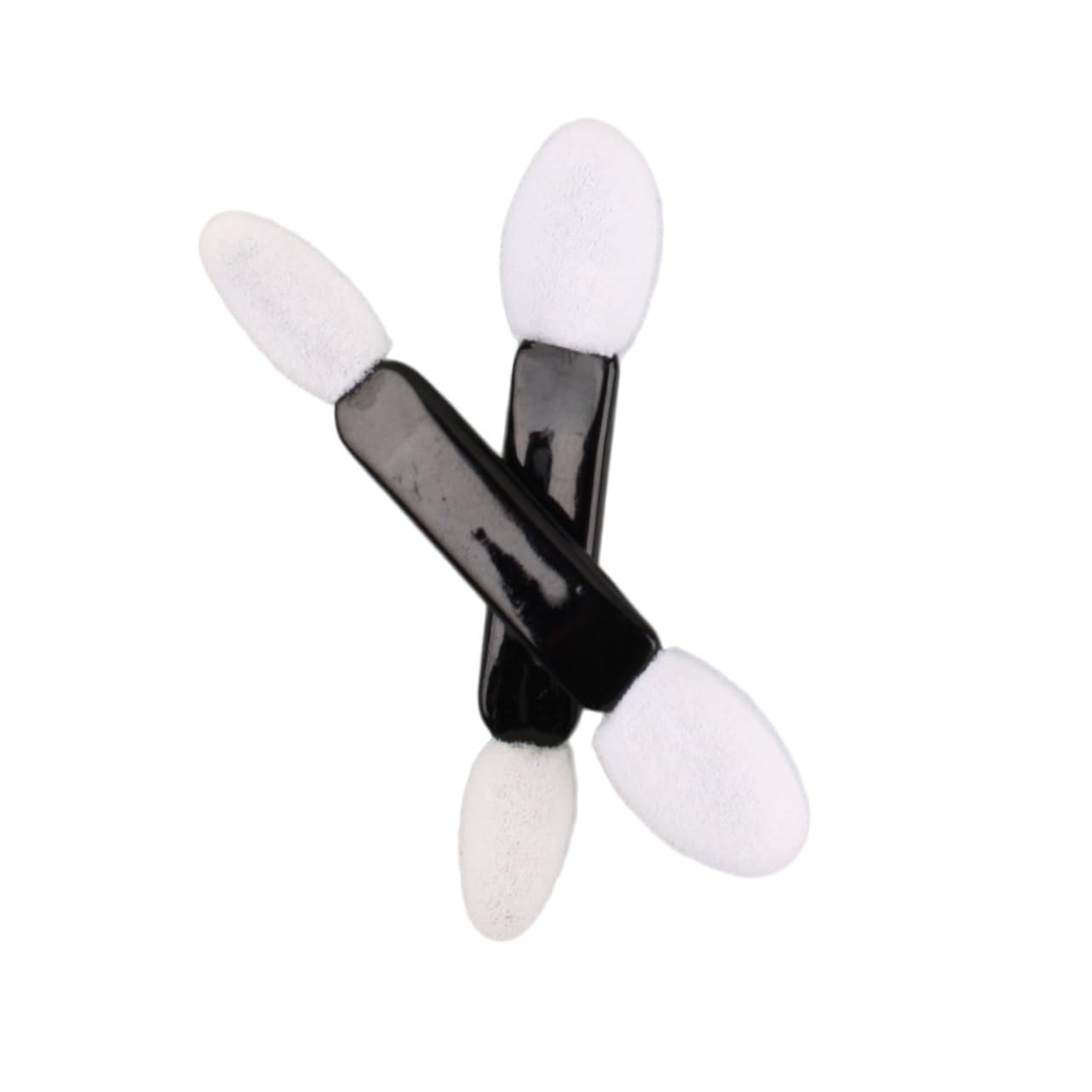 FRCOLOR Eyeshadow Brush Kit 50pcs Makeup Eyeshadow Brush Set Double-ended Applicators for Women White