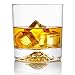 MOFADO Crystal Whiskey Glasses - Etched - 12oz Set of 2 - Lead Free Hand Blown Crystal - Thick Weighted Bottom Rocks Glasses - Perfect for Scotch, Bourbon, Manhattans, Old Fashioned's, Cocktails