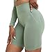 SHITOUJI Pantalon de yoga sans couture taille haute pour femme, vert menthe, M