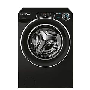 Candy Rapido RO1696DWMCEB Freestanding Washing Machine, WiFi Connected, 9 kg/6 kg, 1400 rpm, Black, Decibel rating: 51…