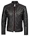 fjackets Cafe Racer Leather Jacket Men - Leather Biker vintage racing jacket - Austin Ruboff (N2) | [1516047] 3XL