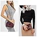 Joryin Woven Women's Crossbody Bag & Evening Purse, Trendy Dumpling Clutch & Hobo Cloud Shoulder Bag Trendy Dumpling Clutch Vegan Leather, Wine