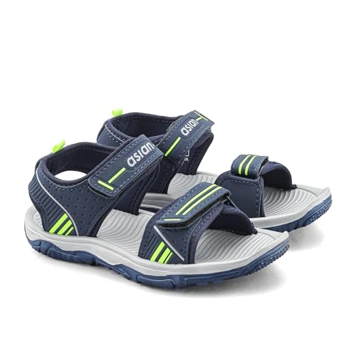 Image of ASIAN Virat Junior-13 Kids Sports Velcro Sandals | Lightweight & Anti-Slip Sole for Daily Use & Play