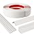 Elvone Wall Corner Protector & Edge Guard, Peel and Stick Wall Trim Moulding Inside & Outside Corner Molding Trim Caulk Strip, Self Adhesive Trim for Wall Edge,Ceiling, Countertop, 1.6” W x20’ L?White