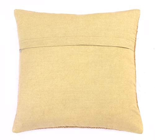 Iinfinize IIN-CC5-310-311-314-315-334 Pillow Case Kilim Cushion Cover Handwoven Pillow Wool Jute Cushion Case Vintage Chair Pads Decorative Floor Pillow Cover Set Of 5 Boho Cushion Case thumb #6
