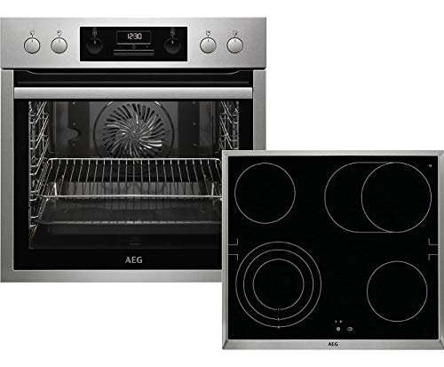 HB3013MS31 Autarkes Herd-Set mit Glaskeramik-Kochfeld, Edelstahl