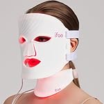 Red Light Therapy Mask for Face and Neck, 7 Colors with NIR Led Face Mask Light Therapy with Eye Protection and Remote, Rechargeable Ergonomic Design for True Anti-Aging Skincare at Home