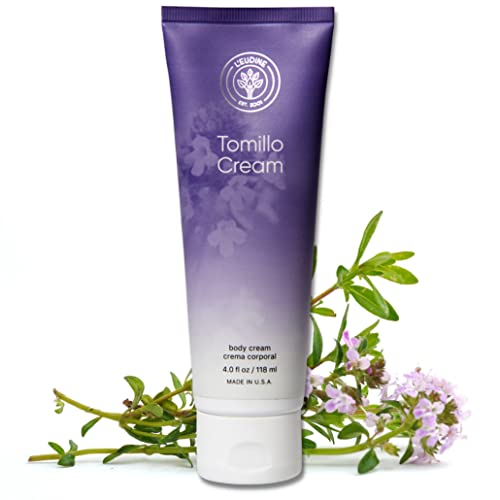 LEUDINE-Thyme-Body-Cream--Pack-of-6--4fl-oz-Tomillo-Massage-Cream--Soothing-Respiratory-Tract-and-Airways--Decongestant-Emollient-Cream-for-Kids-and-Adults--Great-for-Cold-Season