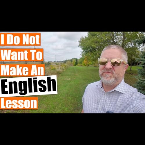 I Do Not Feel Like Making An English Lesson