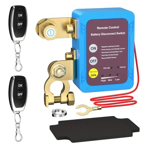 Genérico Remote Automobile Controlador de batería, corte de la batería - el coche Aislador 12V Co Prevención de barcos discapacitados
