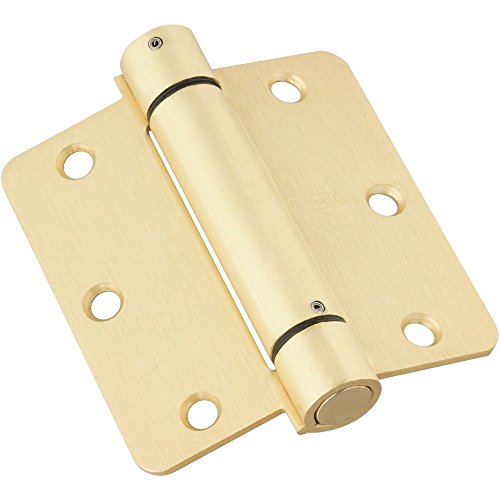 Hottest Sale National Mfg. N185-199 V521 3-1/2 Inch Commercial Brass Adjustable Full Mortise Spring Hinge