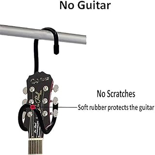 Lot de 2 supports de guitare portables avec rembourrage en caoutchouc antidérapant – Guitare non incluse - Les Beatles, Paul McCartney, John Lennon, RIngo Starr, George Harrison Lot de 2 supports de guitare portables avec rembourrage en caoutchouc antidérapant – Guitare non incluse – Image 3