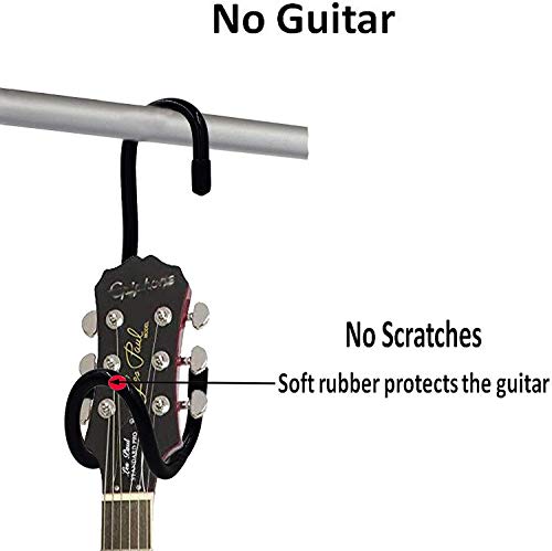 Lot de 2 supports de guitare portables avec rembourrage en caoutchouc antidérapant – Guitare non incluse - Les Beatles, Paul McCartney, John Lennon, RIngo Starr, George Harrison Lot de 2 supports de guitare portables avec rembourrage en caoutchouc antidérapant – Guitare non incluse – Image 4