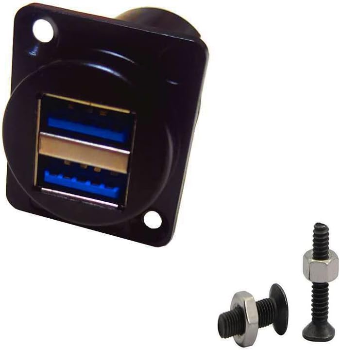 SHANFEILU HDMI Rechte D Type Panel Mount Adapter Connector Extender Socket Serie D-Type HDMI Koppeling Vrouwelijke naar Vrouwelijke Glod Plated Connector met Schroeven